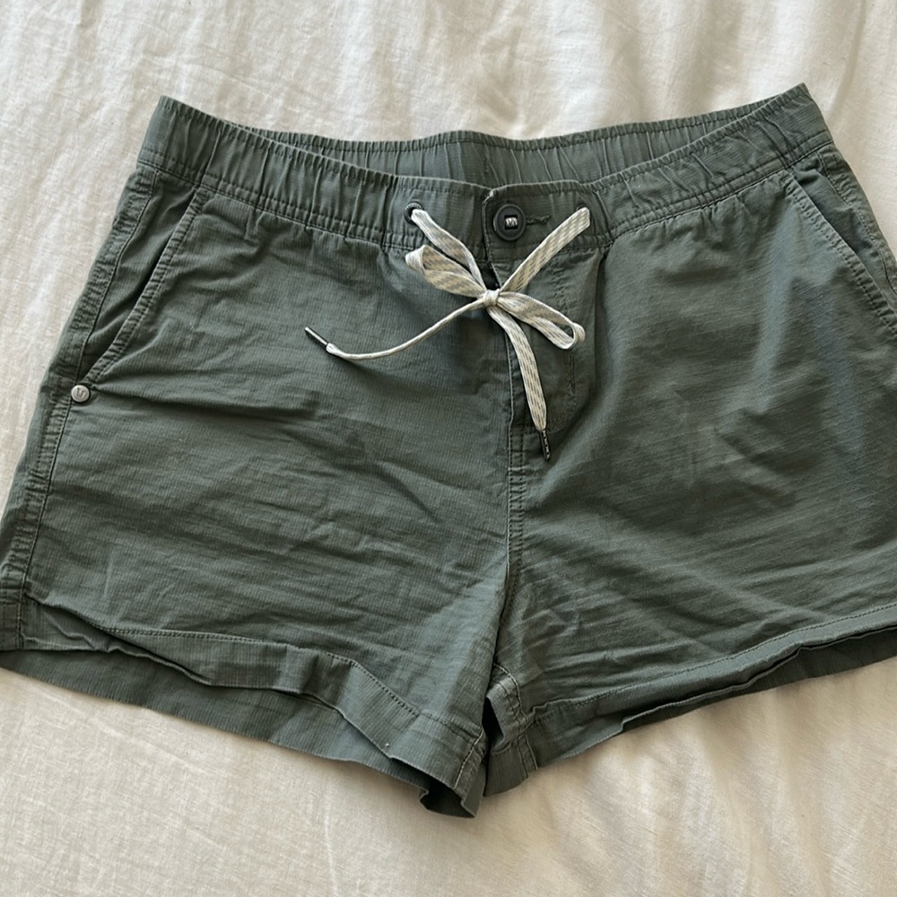 Vuori Sage Green Women’s Ripstop Shorts